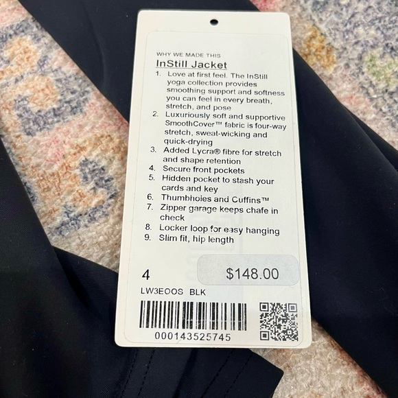 Lululemon Define Instill Jacket - Like New Condition (only used once) - Picture 4 of 4